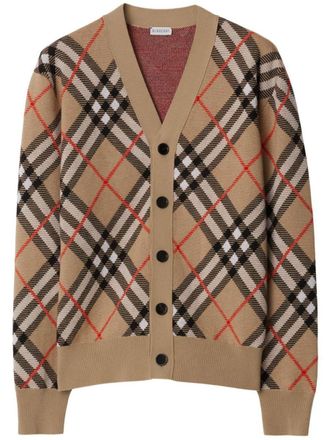 Burberry Cardigan Check Clothing