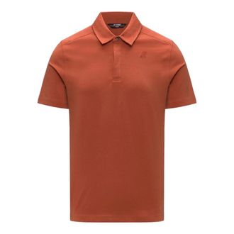 K-Way Heren, Tops, Oranje, Maat: L Katoen