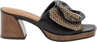 Noa Harmon Rose Sandal - Dames - Muiltjes - Bruin - 40 EU - Leer - Schoenen