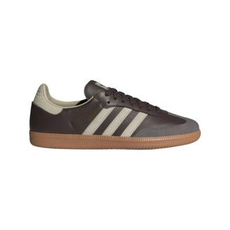 adidas Samba Bruine Lederen Sneakers - Heren - Skateschoenen - Bruin - 44 EU - Leer - Fitness