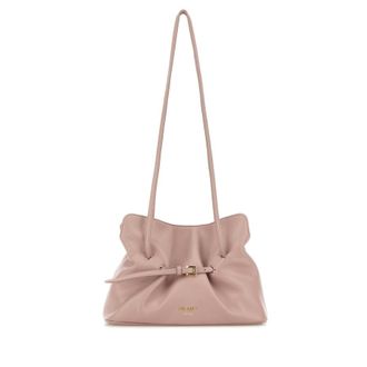 Prada Pink Nappa Leather Small Prada Dana Bucket Bag