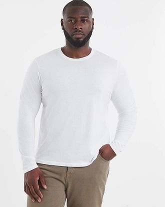 Jacamo Long Sleeve Crew Neck T-shirt