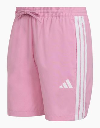 adidas Mens Essentials 3 Stripes Shorts - Pink - Size: 33/32/32