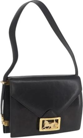 Celine Pre-owned Vintage Schoudertas - Dames - Vintage Schoudertas - Zwart - ONE Size - Leer - Vintage