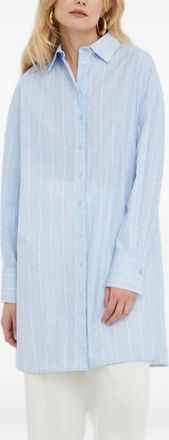 Twin-Set striped buttoned shirt - Blue