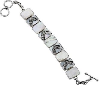 Samuel B. Silver Pearl Bracelet