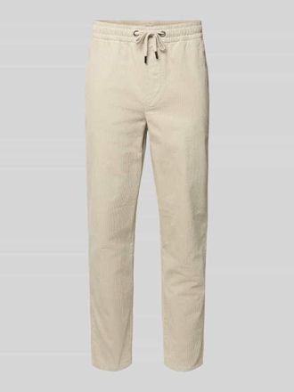 Only & Sons Tapered Cordhose aus Baumwoll-Mix Modell LINUS in Beige, Größe XXL