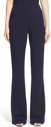 St. John Collection Kasia Milano Knit Bootcut Pants in Navy at Nordstrom, Size 10