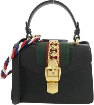 Gucci Borsa a spalla Sylvie Pre-owned in pelle - - Pre-owned - Donna - Nero - ONE SIZE