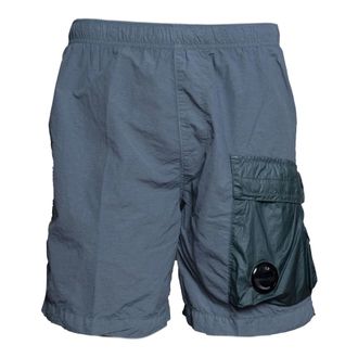 C.P. Company Flatt Nylon Swim Shorts - male - C.P. Company - Trousers & Shorts - Blue - S - Sport