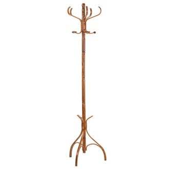 Wanderlust Deco Perchero de madera color marr&oacute;n 45x45x182h cm