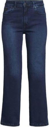 Lois high waist straight leg jeans dark blue denim
