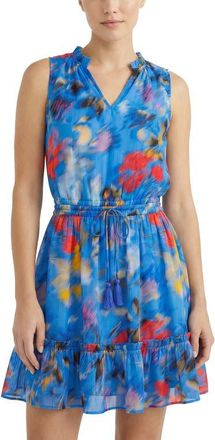 Change of Scenery Beth Smock Waist Cotton Short Dress in Larkspur Bay at Nordstrom, Size Medium