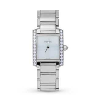 Cartier Pre-owned Cartier Tank Franaise White Dial Ladies Watch 2403