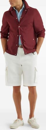 Brunello Cucinelli Giacca con bottoni - Rosso