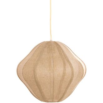 Light & Living L&aacute;mpara colgante - Sukau - natural - textil - - Light&living
