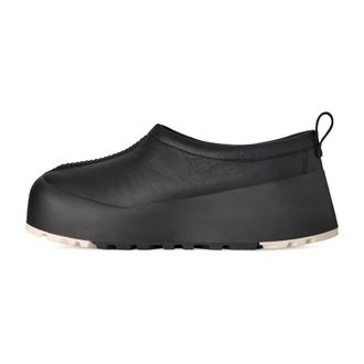 UGG Flats, female, Black, Size: 10 US Tasman StreetScape Lthr