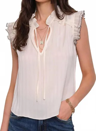 Heartloom Ananda Sleeveless Top In White