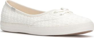 Keds Champion Mini Slip-On Sneaker in Snow White Daisey at Nordstrom, Size 5.5