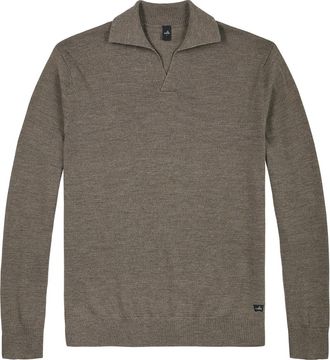 Wahts Mens Knitwear, TargetGroup:Men Taupe Melange / XXL