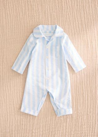 Mango Pigiama a tuta righe spesse blu - Home - 12-18 mesi - MANGO HOME