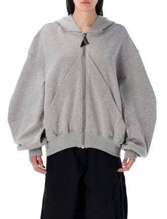 The Attico Zip-Up Hoodie