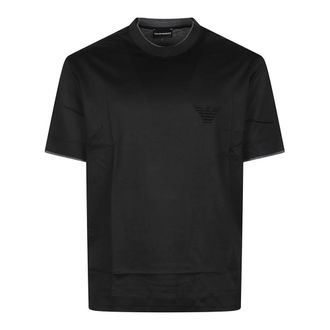 Emporio Armani Heren, Tops, Zwart, Maat: L Katoen