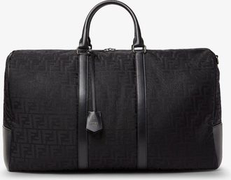 Fendi FF nylon duffel bag with leather inserts - FENDI - gender_Man