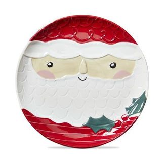 Tag Santa Platter Multicolor Ceramic Serving for Christmas in Multicolored at Nordstrom