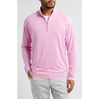 Johnnie-O Freeborne PREP-FORMANCE Quarter Zip Pullover in Porto Pink at Nordstrom, Size Xx-Large