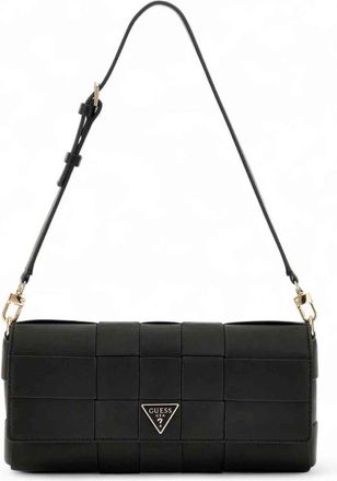 Guess Maylee Flap Schoudertas - Dames - Schoudertassen - Zwart - ONE Size - Leer - Tassen