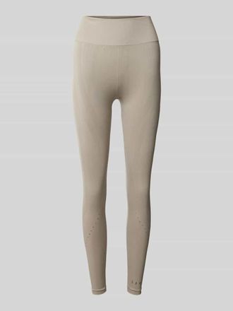 Born Living Yoga Sportleggings mit breitem elastischem Bund Modell Alana in Beige, Gr&ouml;&szlig;e L