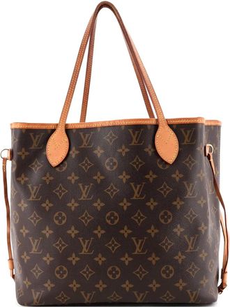 Louis Vuitton Borsa tote Neverfull NM MM in tela con monogramma - Marrone