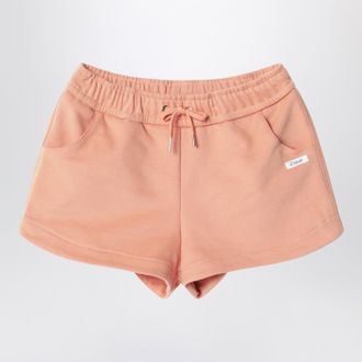 Chlo&eacute; Shorts color albicocca in cotone