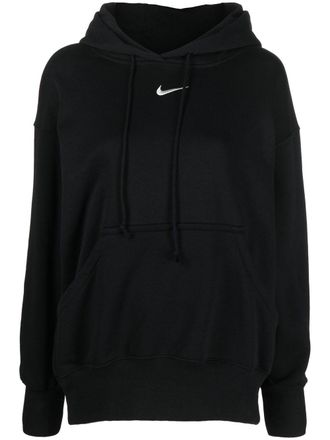 Nike Hoodie met geborduurd logo - Zwart