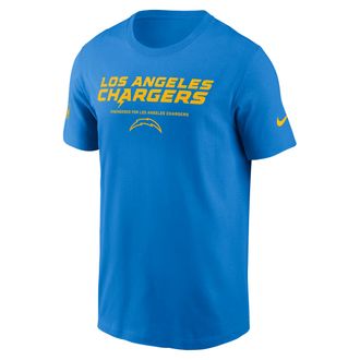 Nike Los Angeles Chargers Sideline Team Issue Nike Mens Dri-FIT NFL T-Shirt in Blue | 02ET48Y97-AR5