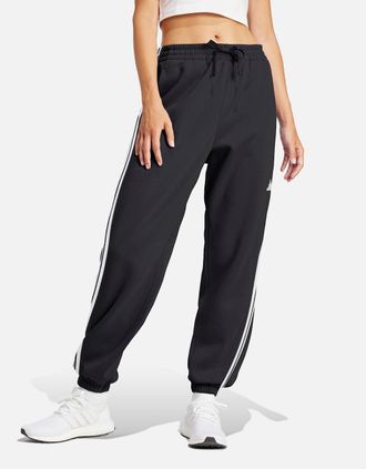 adidas Womens Adidas Womens Black/White Joggers - Size: UK m