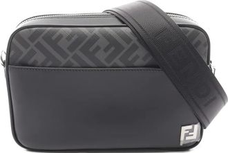 Fendi 2020s square messenger bag - Black