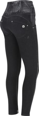 Freddy Pantaloni push up WR.UP tessuto navetta spalmato argento