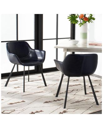 Safavieh Arlo Set of 2 Mid-Century Dining Chairs