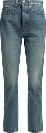 Khaite Kaki Finley jeans met rechte pijpen