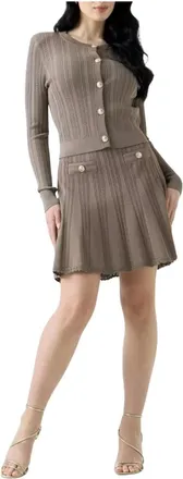 Guess Mujer, Jerseys, Marr&oacute;n, Talla: L