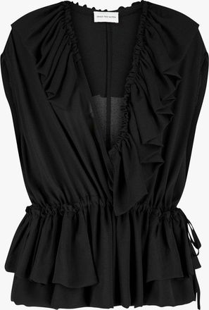 Dries Van Noten Cally Bis 3078 W.w.top Black
