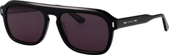 Calvin Klein Stijlvolle Ck 24504S zonnebril voor de zomer - Heren - Zonnebrillen - Zwart - 56 MM - Accessoires