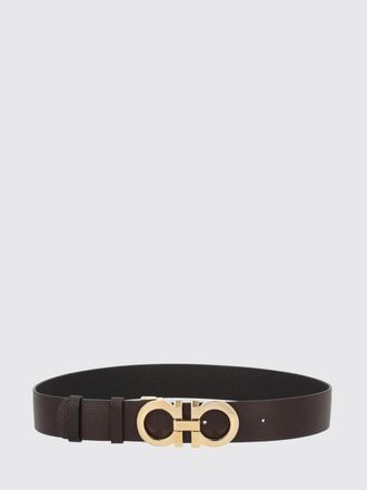 Ferragamo Cintura Gancini Ferragamo reversibile in pelle martellata
