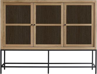 Tikamoon Vitrina baja de teca maciza