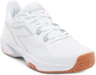 Diadora Trofeo 2 Tennis Shoe in White/Silver at Nordstrom Rack, Size 11.5