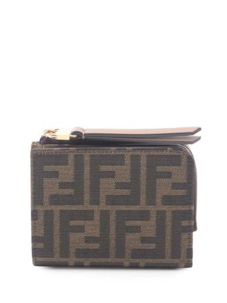 Fendi 2000-2010 Zucca kleine portemonnee - Bruin