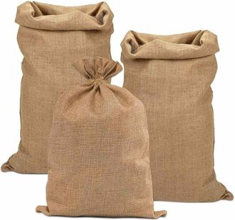 OEM Bolsa De Yute, 5 Piezas, 60 X 100 Cm, Para Patatas, Para Almacenar Alimentos Y Jardiner&iacute;a