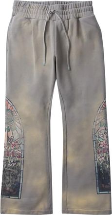Who Decides War by Ev Bravado Pantaloni sportivi con stampa - Grigio